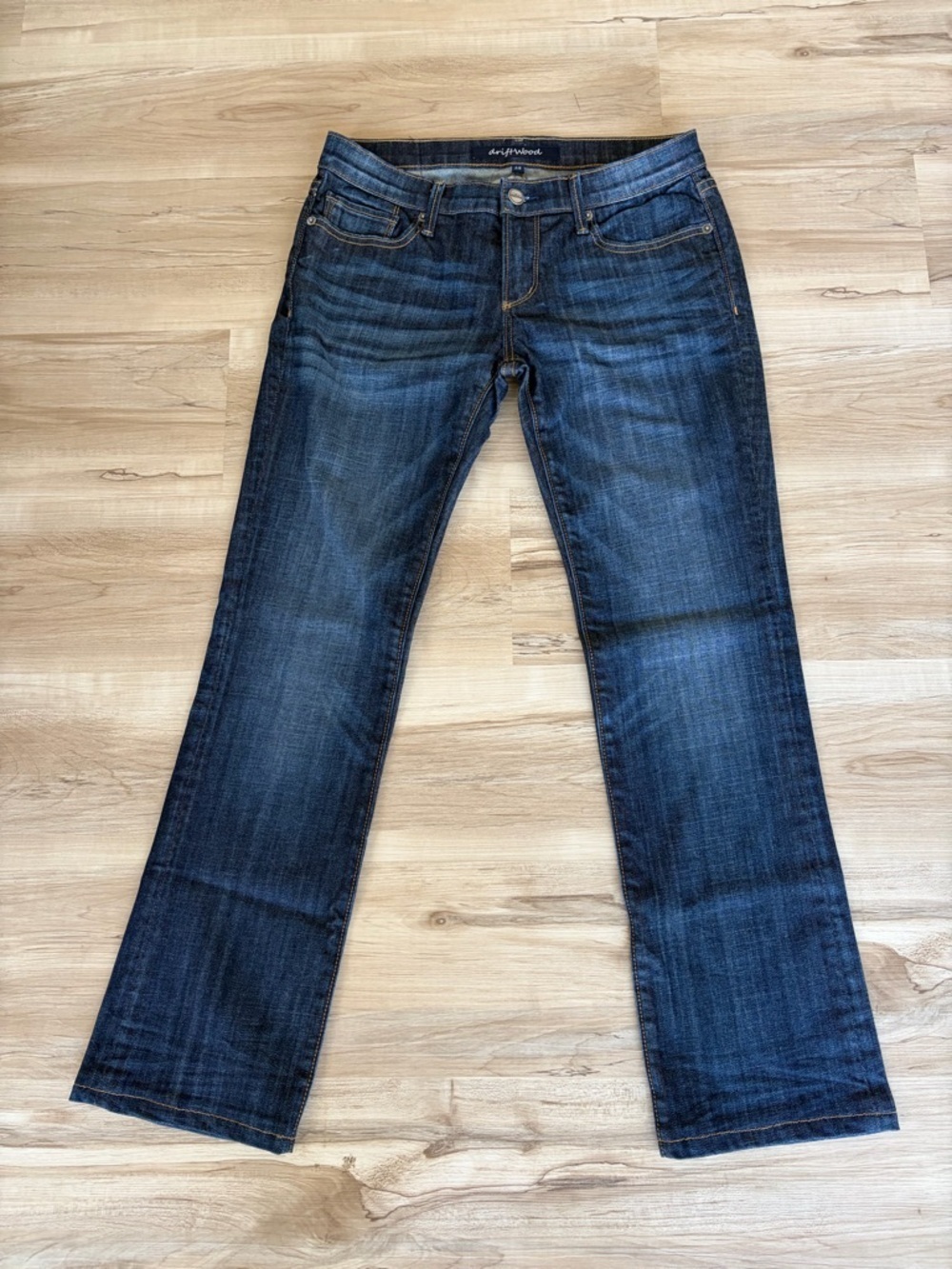 Driftwood Mid Rise Boot Cut Jeans - Picture 2 of 7
